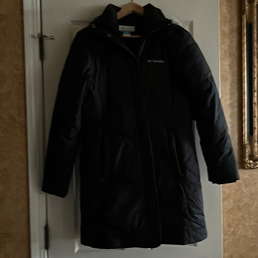 Columbia women’s long black jacket
